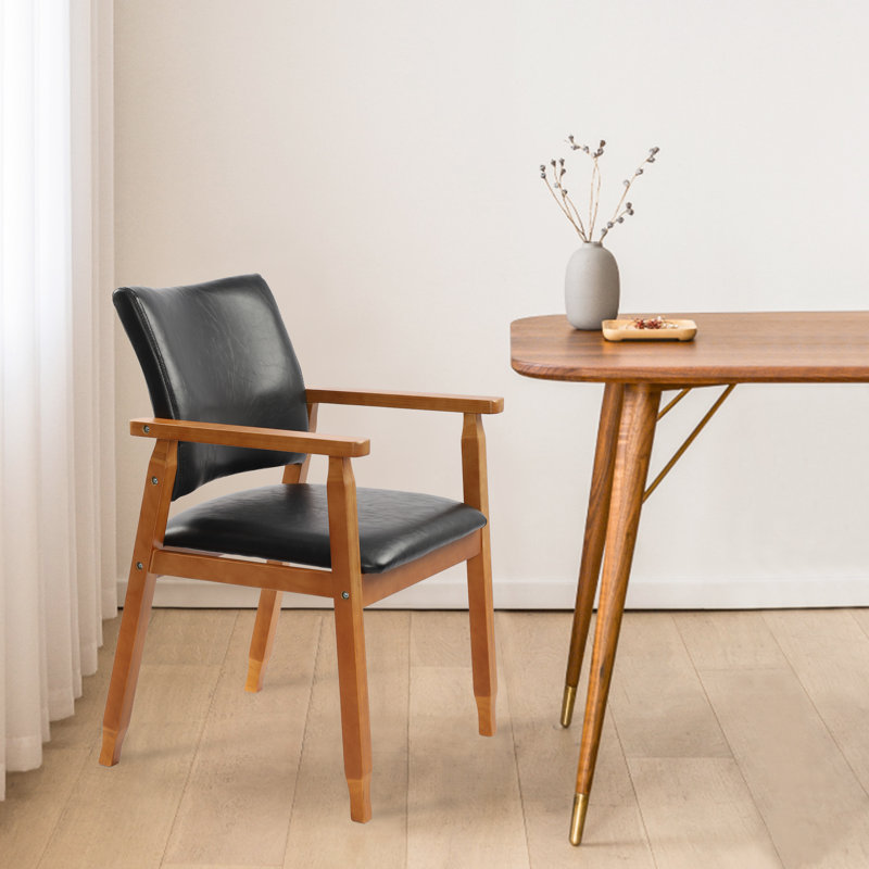 Andover Mills™ Salzer Solid Back Arm Chair & Reviews Wayfair